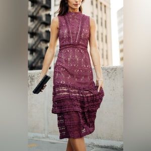 Böhme black lace dress